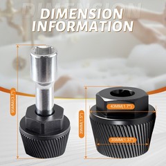 1.5&rdquo; Tub Drain Extractor 1/2&rdquo; Socket Remover for sewer in bathroom kitchen