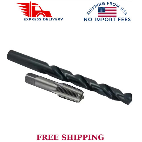 1/4 in. Carbon Steel NPT Pipe Tap and 7/16 in. High Speed Steel Drill Bit Set