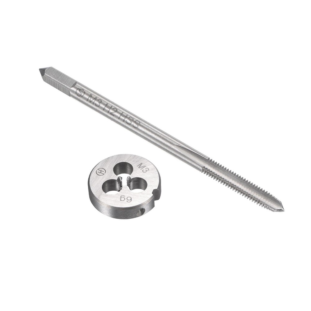 Metric Tap Die Set M3 x 0.5 High Speed Steel Alloy Tool Steel Thread Repair for