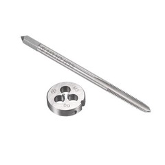 Metric Tap Die Set M3 x 0.5 High Speed Steel Alloy Tool Steel Thread Repair for