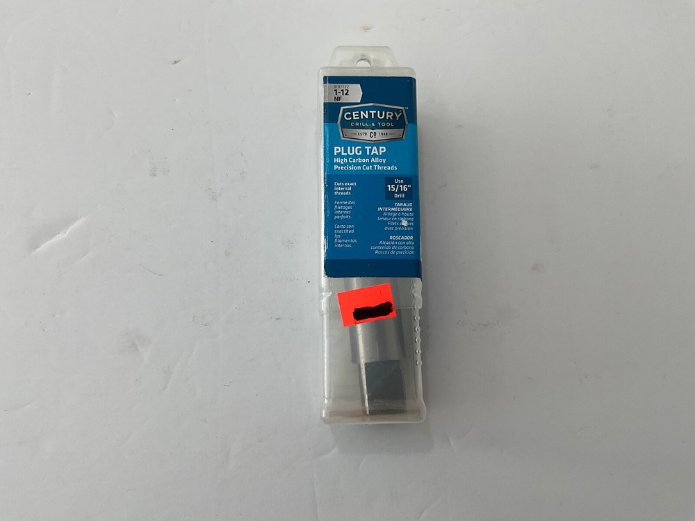 New Century Drill & Tool Co. 1-12 NF plug tap #97122 made in Japan