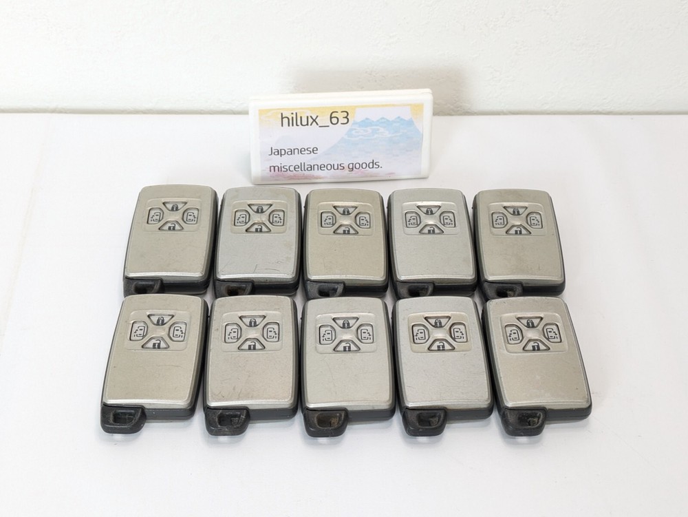 Toyota genuine smart key 4 button type slide Noah Voxy 10 set Silver 271451-0500