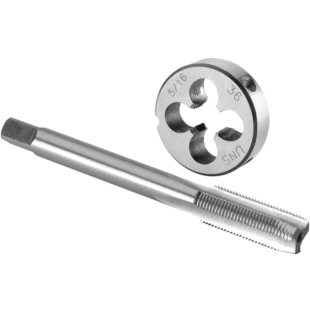 Machine Thread Tap Round Die Set Right Hand 5/1636 UNS Hardware Tools 1 Set
