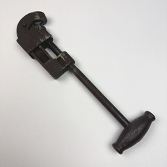 Antique 1880s Barnes Tool Co. No. 1 Heavy Duty 3 Wheel Pipe Cutter