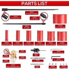 08350 DM3MECH Mechanical Hot Tapping Machine Complete Kit for NPT with Case