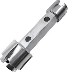 Tub Drain Remover Wrench, Heavy Duty Wrench Aluminum Alloy Silver