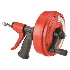 RIDGID POWER SPIN+ Drain Cleaner,Line Cap. Up to 1-1/2&Prime; 487R79