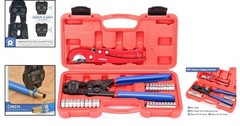 Ratchet PEX Cinch Tool with Removing Function for 3/8-in, 1/2-in, 3/4-in, 1-i&hellip;