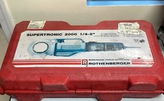 Battery Pipe Threader Supertronic 2000 E Dies Portable Rothenberger 1000003430