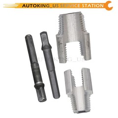 PVC Pipe Threader Kit Integrated Internal External Tool For Plastic US