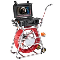 Sewer Camera 328 ft/100m Self-Leveling Drain Camera with 10.1&Prime; Touchscreen
