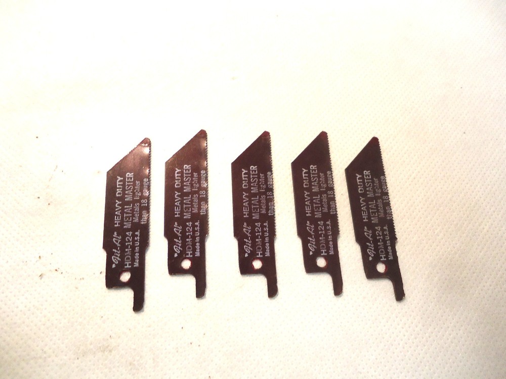 NEW LOT OF 5 FIT-AL HEAVY DUTY HDM-124 SAW BLADES 1-1/2&Prime;