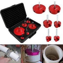 04529 For PPRK6 Plastic Pipe Fitting Reamer 6Pc Kit Fit Into Standard 1/2&Prime;Drills