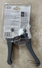 HDX Ratcheting PVC / Plastic Tubing Cutter &ndash; Cuts up to 1-1/4&rdquo;