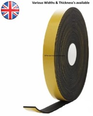 Marine Neoprene Seal Hatch Tape Black