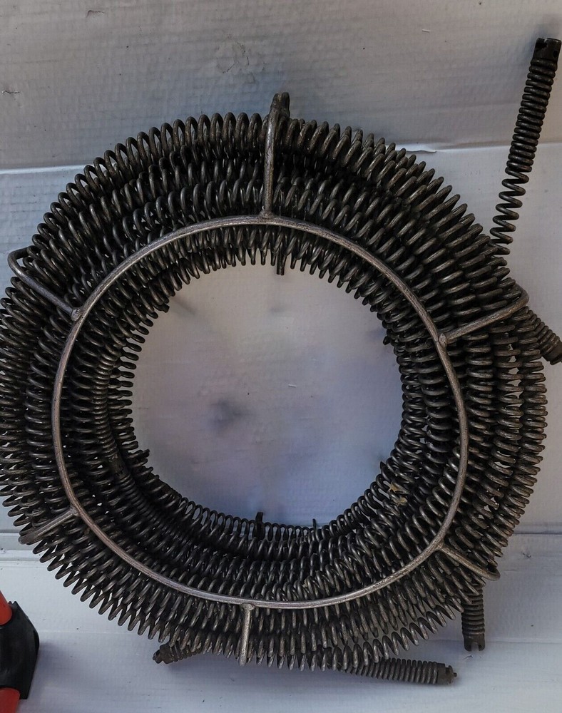 7/8&Prime; Cable 45&prime; Sectional Pipe Drain Cleaning Cable &Carrier fits RIDGID K60 C10