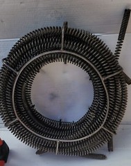 7/8&Prime; Cable 45&prime; Sectional Pipe Drain Cleaning Cable &Carrier fits RIDGID K60 C10