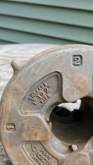 ANTIQUE RIDGID TOOL CO NO.65-R RIGID 1&Prime; TO 2&Prime; RATCHET PIPE THREADER