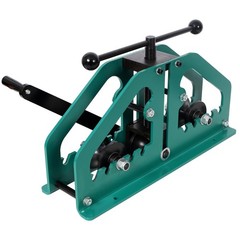Manual Tube Roller Bender with 6 Dies, For Round & Square Pipe, Heavy Duty
