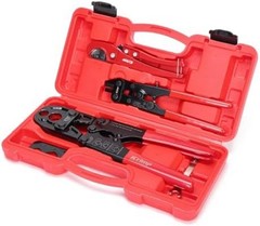 PCKIT-1234PS PEX Crimping Tool Kit with PEX Tubing Cutter, PEX Crimper, PEX Remo