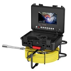 30m Sewer Pipe Inspection Camera Drain Sewer Pipeline Industrial Endoscope 7&rdquo;