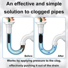 2pcs Drain Bladders, Drain King Cleaner for 1-2&Prime; & 1.5-3&Prime; Pipe Bladder Unclog&hellip;