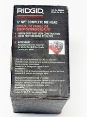 NEW Sealed RIDGID 36890R Hand Threader 1/2&Prime; NPT COMPLETE Die Head OO-R