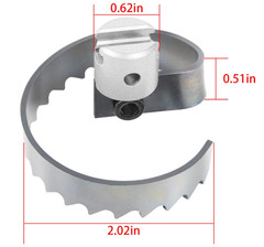 2&Prime; Spiral Cutter for Ridgid K-50 K-400 K-3800 Drum/Sectional Machine 63025 T-209