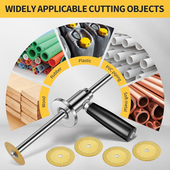 7-Inch inside Pipe Cutter for Pvc Pipe, Cutter Tool Set with Scale Adjustable De