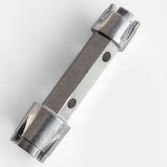 BearHut Tub Drain Remover Wrench Removal Tool Dual Ended Dumbell for Silver