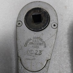 MODEL. NO . 23 WORCESTER MASSACHUSETTS DRIVE SIZE 1/2 INCH ( 2 PIECE BUY LOT