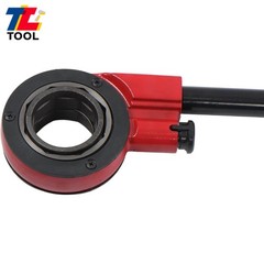 7 Size W/ Handle Pipe Threader Threading BSPT Pipe Threader 3/8&Prime; To 2&Prime; Dies Set