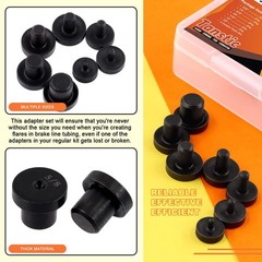 Tanstic 14Pcs Carbon Steel Double Flaring Tool Adapters Set, Fit for 3/16, 1/4,
