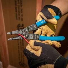 Klein Tools 1010 8-Inch Multi-Purpose Electrician Tool, Wire Crimper, Made in US