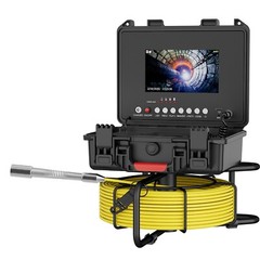 7&rdquo; Sewer Pipe Inspection Camera Drain Sewer Pipeline Industrial Endoscope 30m