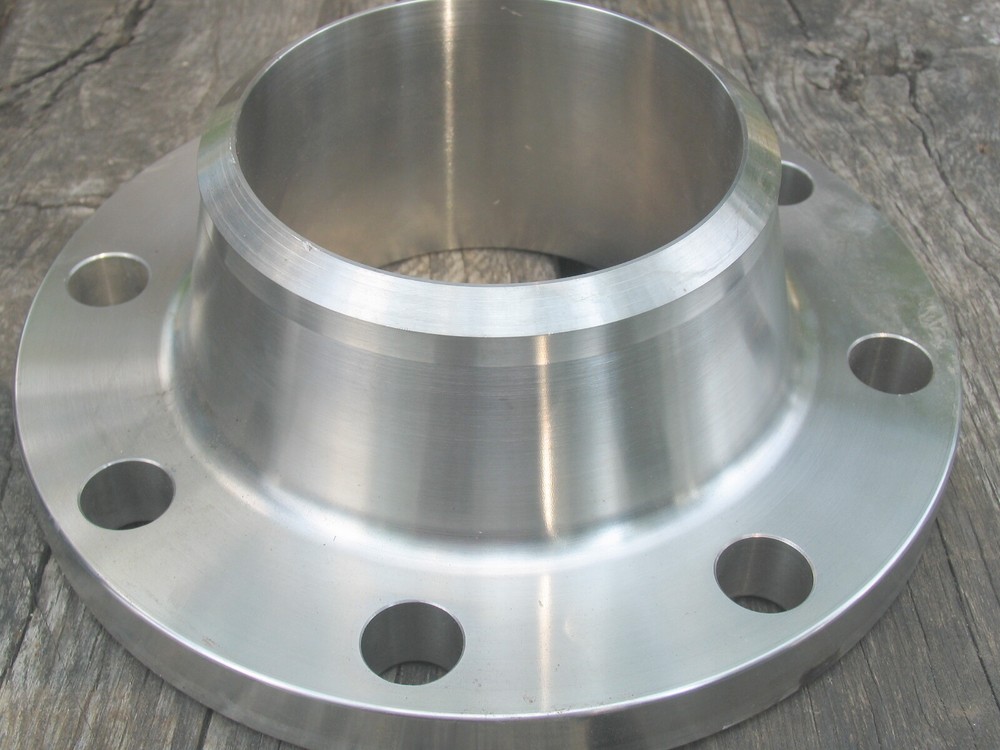 One 4&Prime; Flange 8-Hole (304 Stainless Steel) ,2-7/8&Prime; Thick, 9&Prime; OD, 4&Prime; ID,Cl-15