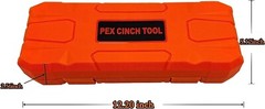 PEX Pipe Clamp Cinch Tool Kit Crimping Tool Crimper for Stainless Steel w/ Case