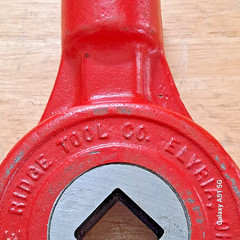 RIDGID D223 PIPE THREADER RATCHET 1 INCH SQUARE DRIVE FOR 141 161 HOG HEADS NOS