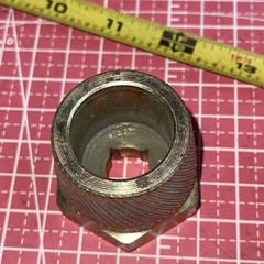 Superior USA 05255 Tub Drain Tool Remover 1 1/2 Inch Steel Extractor 1/2 Drive