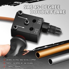 7Pc 3/16&Prime; 1/4&Prime; Vehicle Brake Line Single Double Flares Adapter Pipe Flaring Kits