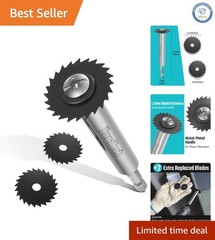Durable Inside Pipe Cutter for PVC & Plastic with Saw-Tooth Blades &ndash; 2 Included