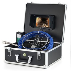 7&Prime; Self-Leveling Sewer Camera 512Hz 100ft Digital Length Counter 12 LED Lights