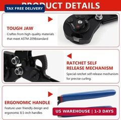 Pex Crimping Tool Kit Cinch and Remove Dual-Function Pex Crimp Tool 3/8&Prime; to 1&Prime; P