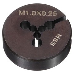 HSS M1 x 0.25 Metric Machine Thread Round Die Right Hand High Speed Steel
