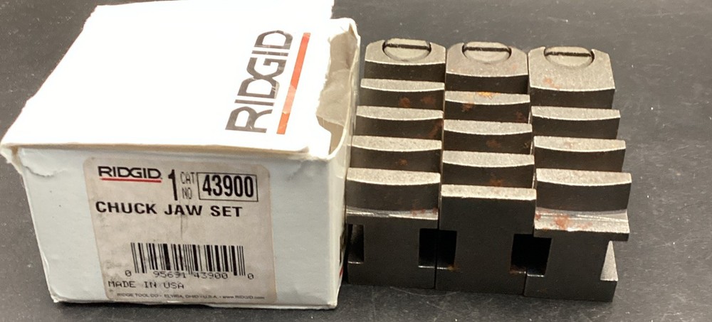 OEM RIDGID Chuck Jaw Set D-475 43900 For 535 Pipe Threader Threading