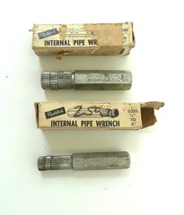 Roddick Tool Company 2-Piece 1/2&rdquo;, 3/4&rdquo;, Internal Pipe Wrenches Made In USA