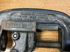 Vintage Rigid No. 2 Heavy Duty No. 1 & 2 Pipe Cutter Tool 1/8&Prime; To 2&Prime; USA 🇺🇸
