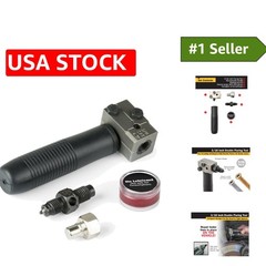 Compact 3/16-Inch SAE Double Flaring Tool for On-Vehicle Brake Line Maintenance
