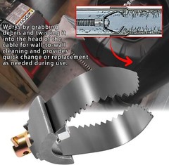52822 T-232 3&Prime; C Cutter Cable Coupling Drain Cleaning Tool for 3/8&rdquo; & 5/8&rdquo; Drum