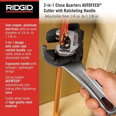 Efficient Metal Tubing Cutter &ndash; 2-in-1 Close Quarters